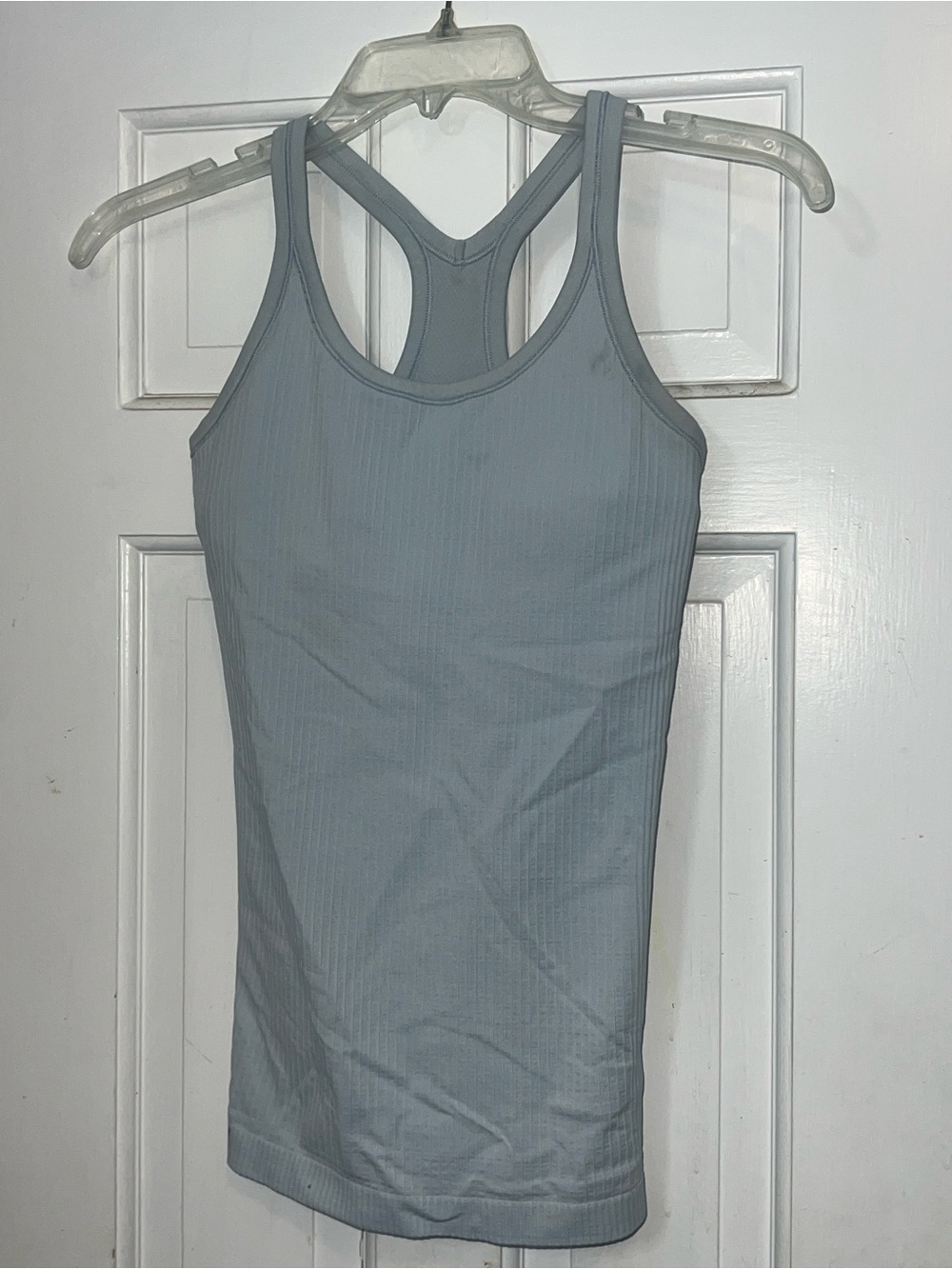 Lululemon Women's Racerback Ribbed Tank Top with built in sports bra -size small